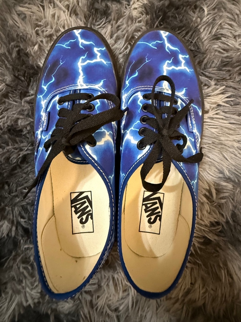 Vans Blue Lightning Shoes 8.5M/10W